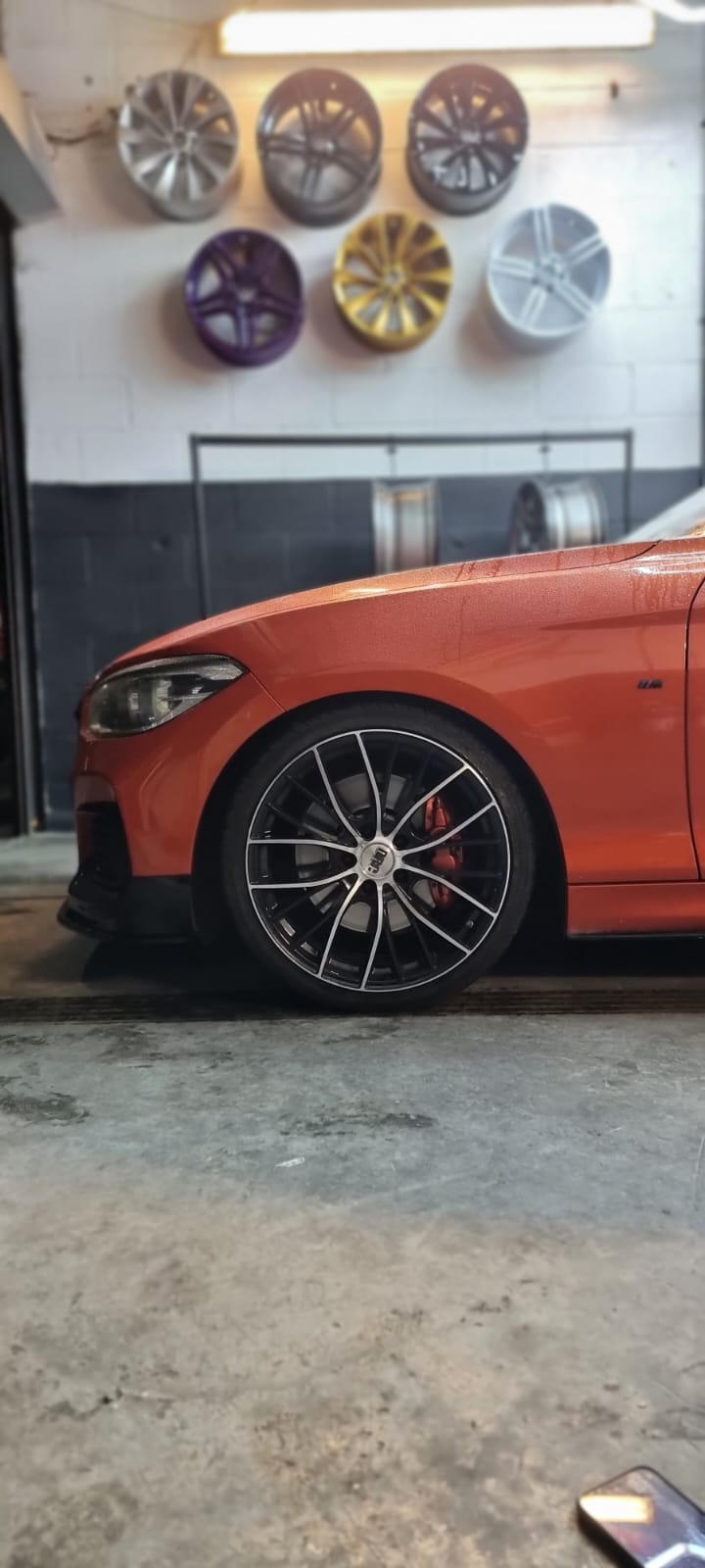 M140i Sunset Orange Calipers